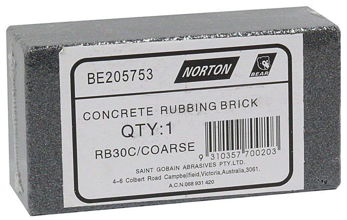 NORTON BRICK RUBBING CONCRETE RB30C 
